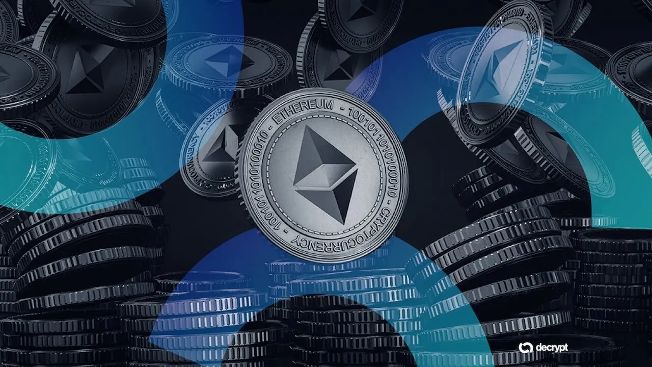 Ethereum is the second largest crypto asset by market cap. Source: Decrypt/Shutterstock